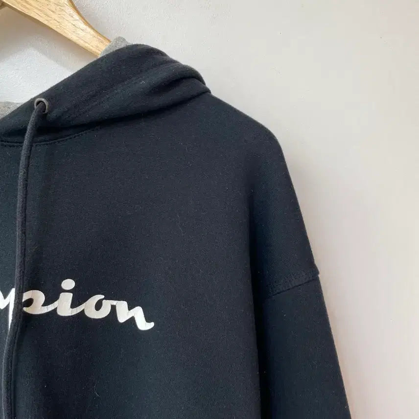 [BUNJANG] Champion Black Hoodie XL / 챔피온 블랙 후드티셔츠 XL