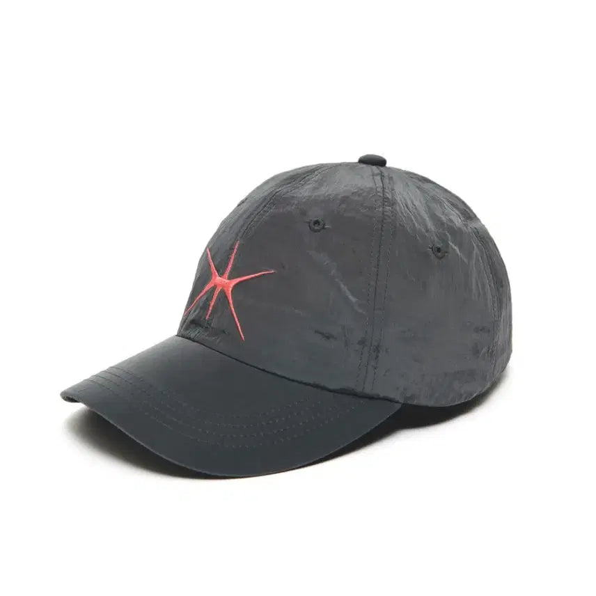[BUNJANG] YUNSE Nylon Baseball Cap - Grey Pink / 윤세 YUNSE 나일론 볼캡 그레이 핑크