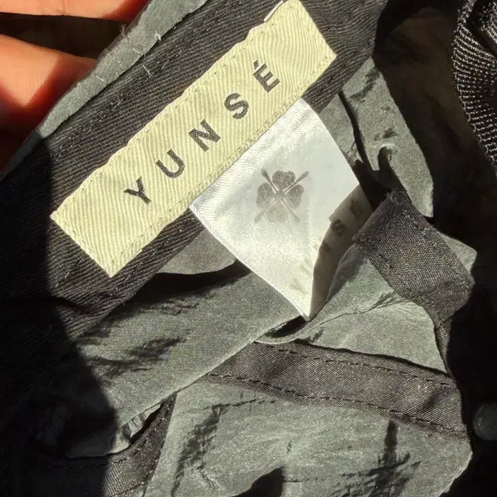 [BUNJANG] YUNSE Nylon Baseball Cap - Grey Pink / 윤세 YUNSE 나일론 볼캡 그레이 핑크