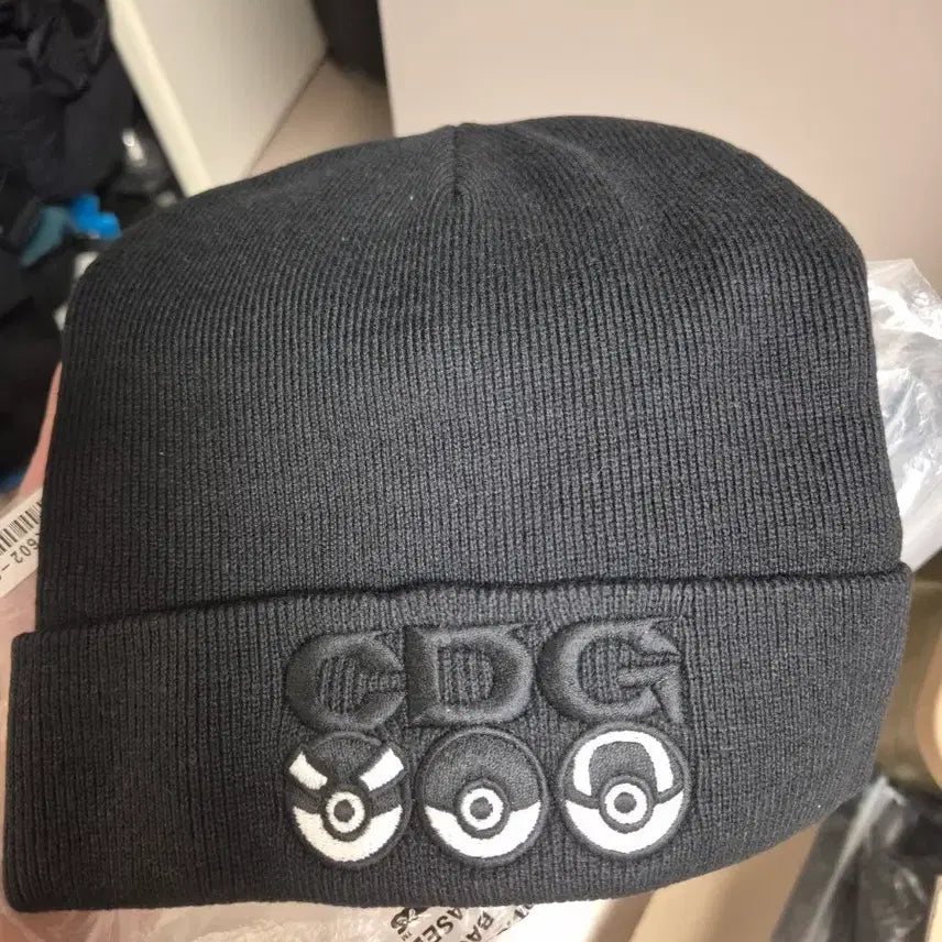 [BUNJANG] CDG x Pokémon Monogram Beanie - Black / [새상품] CDG x 포켓몬 비니