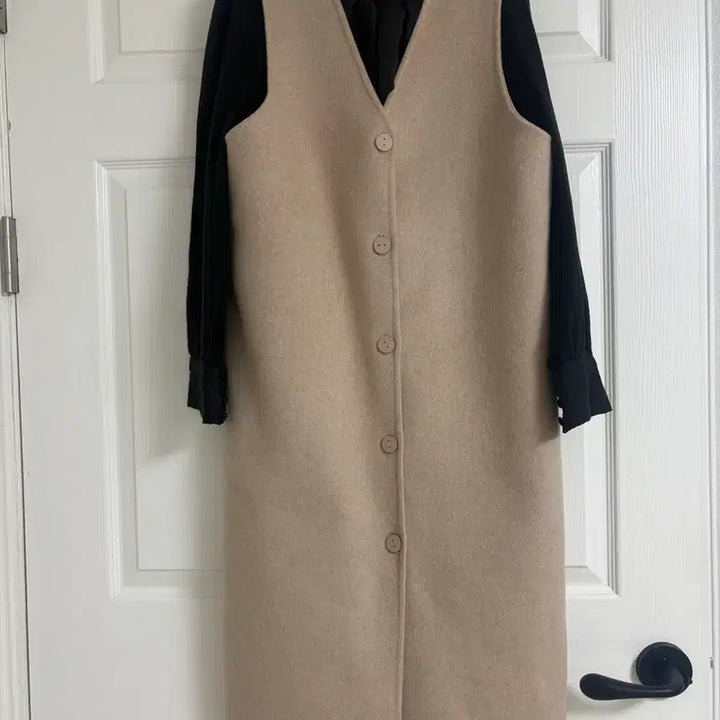[BUNJANG] Long Vest Dress (Size 66) / 롱 원피스 조끼 (66)