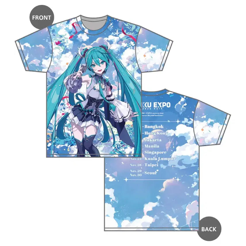 [BUNJANG] Hatsune Miku Expo 2025 Commemorative T-shirt (S) / 39의 날 기념/ 하츠네 미쿠 엑스포 2025 티셔츠 S