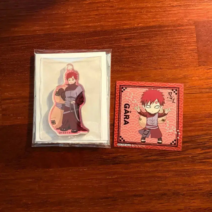 [BUNJANG] Naruto Gaara Acrylic Keyring + POB Sticker / 나루토 작아져버렸다 가아라 아크릴 키링 + 특전 스티커 판매
