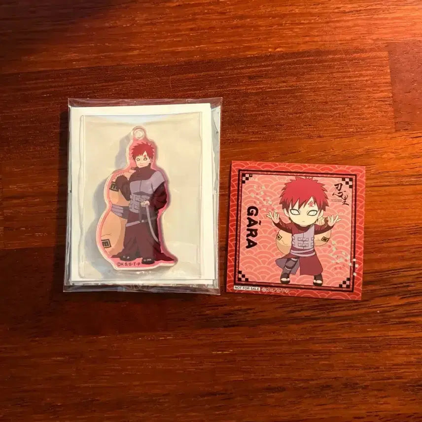 [BUNJANG] Naruto Gaara Acrylic Keyring + POB Sticker / 나루토 작아져버렸다 가아라 아크릴 키링 + 특전 스티커 판매