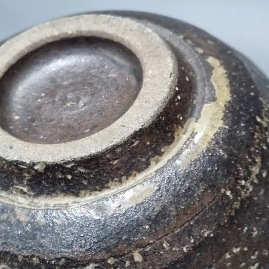 [BUNJANG] Vintage Style Ceramic Matcha Bowl / 골동 빈티지 스타일 도자기 말차 다완 찻잔.지름14.8고9.6
