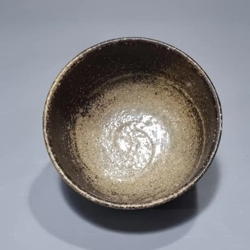 [BUNJANG] Vintage Style Ceramic Matcha Bowl / 골동 빈티지 스타일 도자기 말차 다완 찻잔.지름14.8고9.6