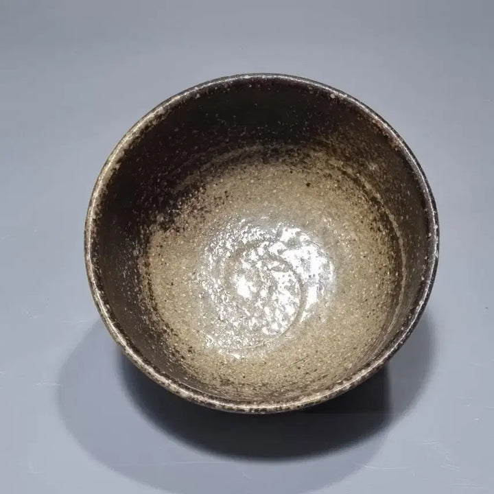 [BUNJANG] Vintage Style Ceramic Matcha Bowl / 골동 빈티지 스타일 도자기 말차 다완 찻잔.지름14.8고9.6