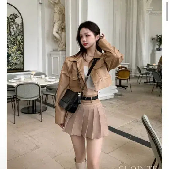 [BUNJANG] Clodite Two-Piece Set Skirt Jacket / 클로디테 투피스 셋업 스커트 자켓