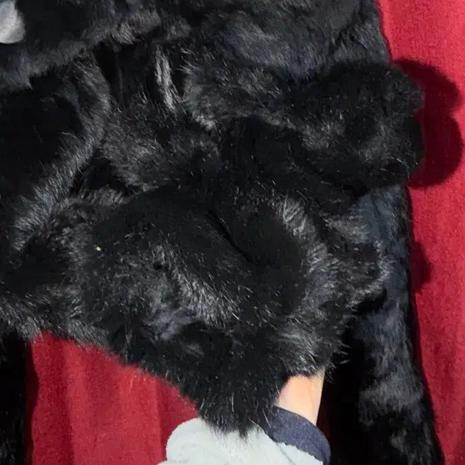 [BUNJANG] Daegun Fur GHOST Rabbit Fur Jacket / 대건모피 GHOST 토끼털 퍼자켓 94/95/90