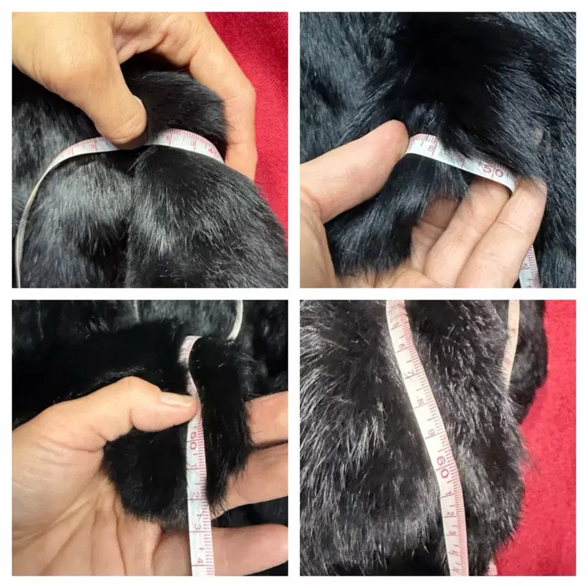 [BUNJANG] Daegun Fur GHOST Rabbit Fur Jacket / 대건모피 GHOST 토끼털 퍼자켓 94/95/90