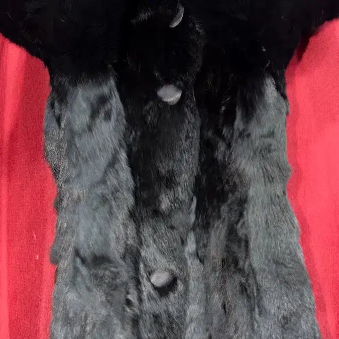 [BUNJANG] Daegun Fur GHOST Rabbit Fur Jacket / 대건모피 GHOST 토끼털 퍼자켓 94/95/90