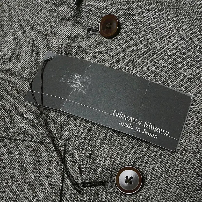 [BUNJANG] Takizawa Shigeru Wool Double Jacket / 타키자와 시게루 [Takizawa Shigeru] 재팬 울 더블 자켓