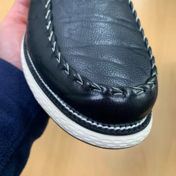 [BUNJANG] Blonde Leather Sneakers 250mm / (새것)블론드 고급 천연가죽 스니커즈 신발 250mm