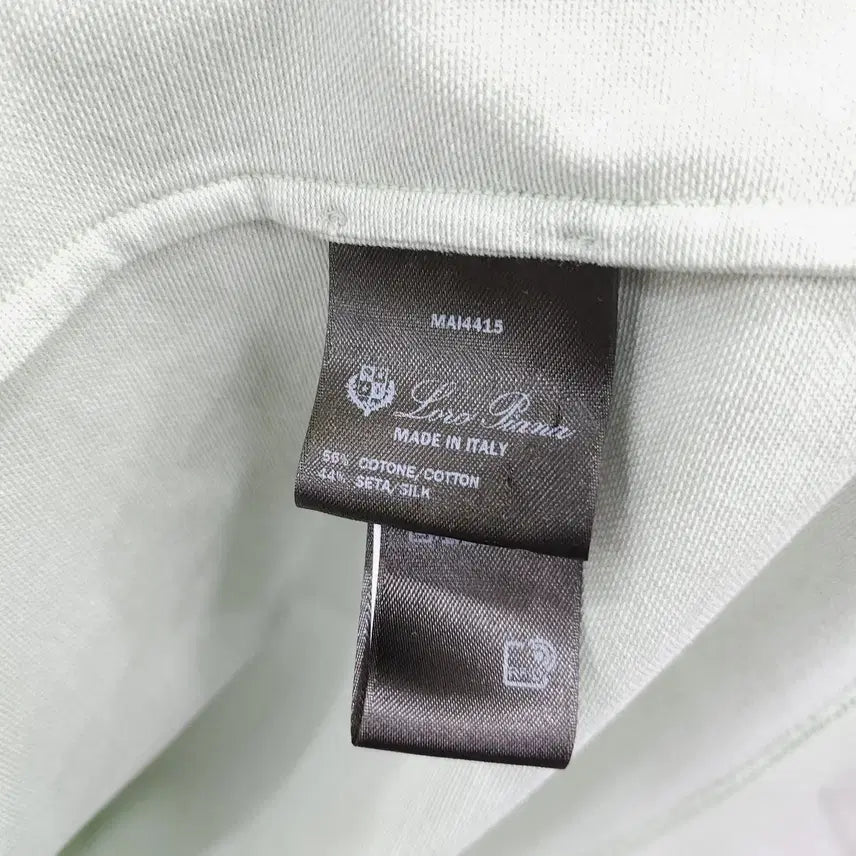[BUNJANG] Loro Piana Open Polo Collar T-shirt / XXL / 로로피아나 오픈 폴로 카라티