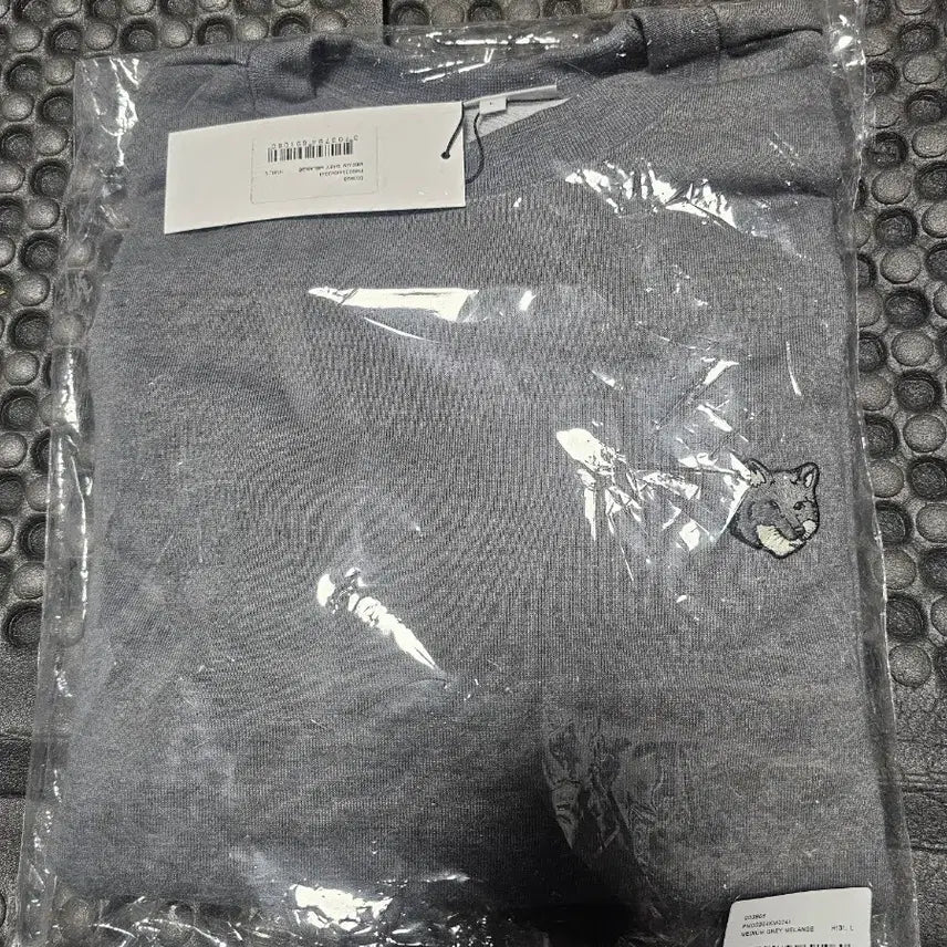 [SOLD OUT] 메종키츠네 폭스 패치 맨투맨 그레이 L