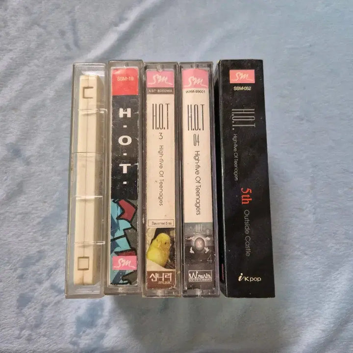 [BUNJANG] H.O.T. Cassette Tape 1st - 5th Album / H.O.T 카세트테이프 1~5집 판매 (레트로 K-POP / 가사집 포함