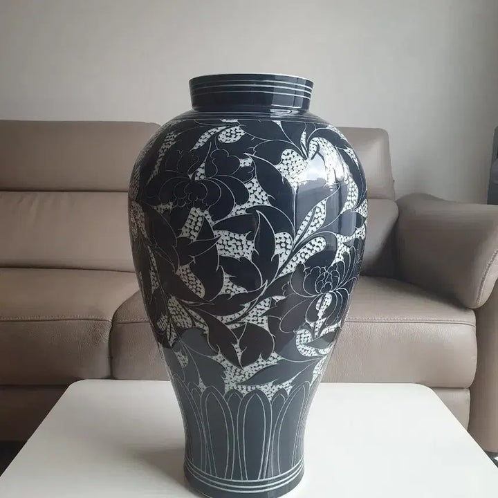 [BUNJANG] Taekwang Celadon Large Vase / 태광 청화백자 도자기 대형 화병 골동품 대호