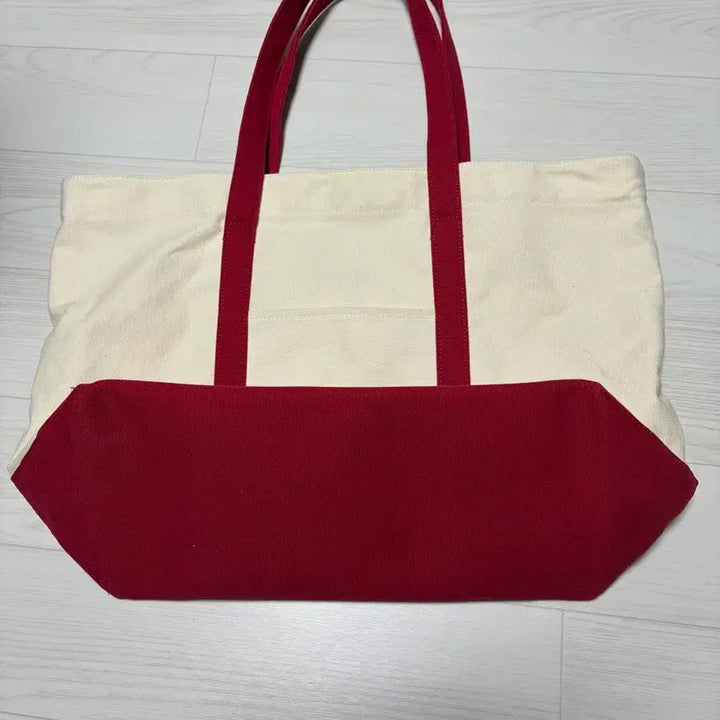[BUNJANG] Musinsa Standard Red Canvas Tote Bag / 무탠다드 레드 토트백