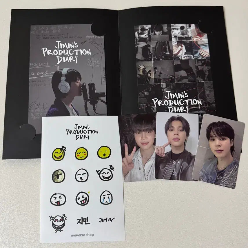 [BUNJANG] BTS Jimin Production Diary Documentary Weverse POB Photocard / 방탄소년단 지민 Production Diary 다큐 위버스 특전 포카