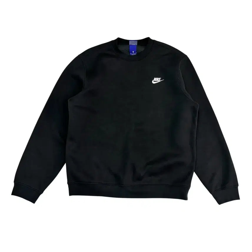 [BUNJANG] Nike Club Fleece Sweatshirt (Black) - XL / 나이키 블랙 클럽 플리스 스웻셔츠 XL사이즈 정품 상태 A