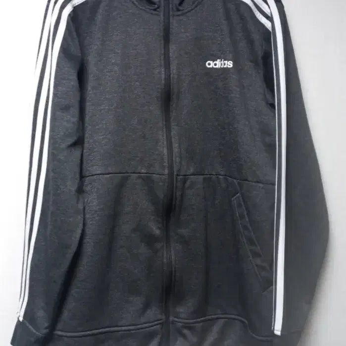 [BUNJANG] Adidas Three Stripe Hoodie Zip-up / 아디다스 삼선 후드집업