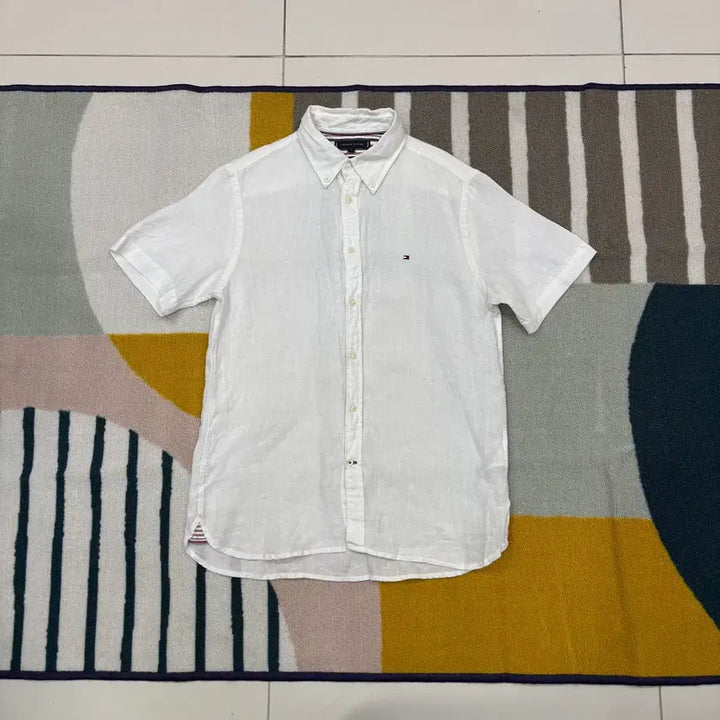 [BUNJANG] Tommy Hilfiger Linen Short Sleeve Shirt / 타미힐피거 반팔 셔츠 S(ns187 남방 린넨 반팔 티셔츠