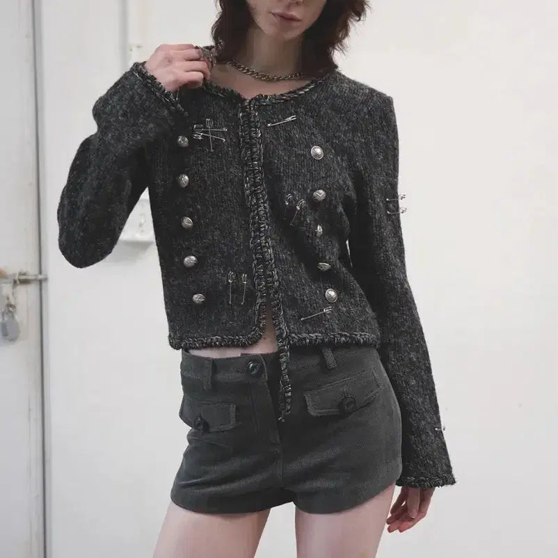 [BUNJANG] Dareed Corduroy Shorts / 데어드 BIG BUTTON CORDUROY SHORTS
