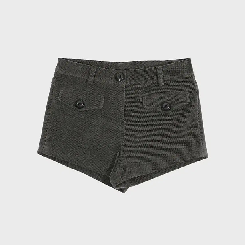 [BUNJANG] Dareed Corduroy Shorts / 데어드 BIG BUTTON CORDUROY SHORTS