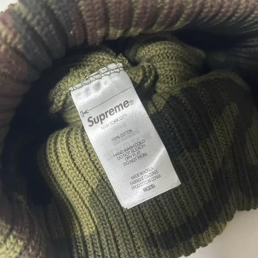 [BUNJANG] Supreme 26SS Overdyed Camo Beanie / (정품) 26SS 슈프림 오버다이드 카모 비니