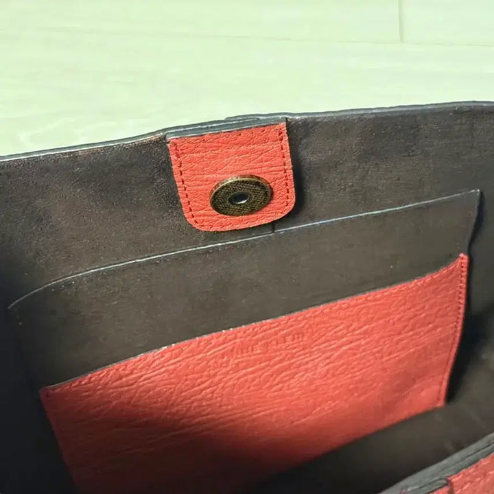 [BUNJANG] ENCLINE Red Shoulder Bag / 엔클라인 레드 숄더백
