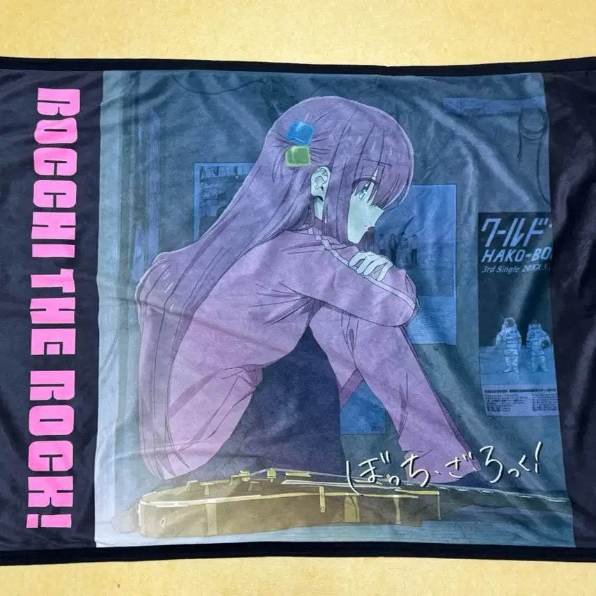 [BUNJANG] Bocchi the Rock! Shimamura Hitori Microfiber Blanket / 봇치 더 록! 시마무라 콜라보 극세사 담요 고토 히토리