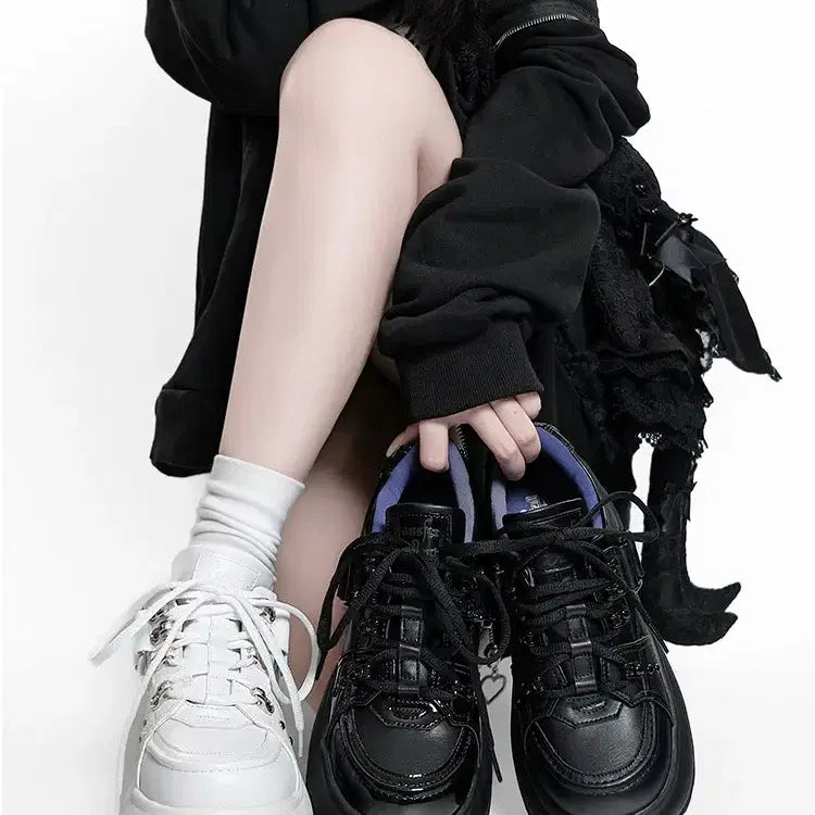 [BUNJANG] Jeonhaksaeng Ugly Platform Sneakers / 전학생 서브컬쳐 어글리 통굽 스니커즈 운동화