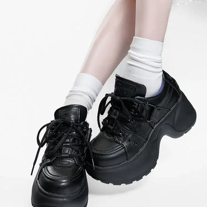 [BUNJANG] Jeonhaksaeng Ugly Platform Sneakers / 전학생 서브컬쳐 어글리 통굽 스니커즈 운동화