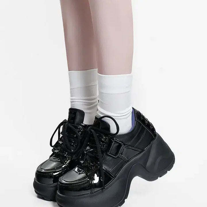 [BUNJANG] Jeonhaksaeng Ugly Platform Sneakers / 전학생 서브컬쳐 어글리 통굽 스니커즈 운동화