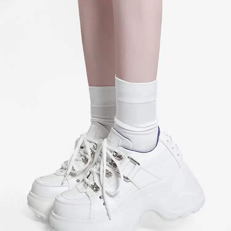 [BUNJANG] Jeonhaksaeng Ugly Platform Sneakers / 전학생 서브컬쳐 어글리 통굽 스니커즈 운동화