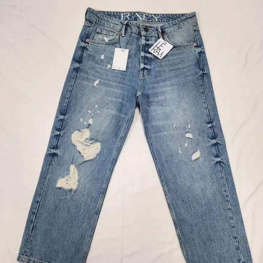 [BUNJANG] RAEY Organic Cotton Boyfriend Denim Pants / (34)RAEY 레이 오가닉 코튼 보이프렌드 데님 팬츠
