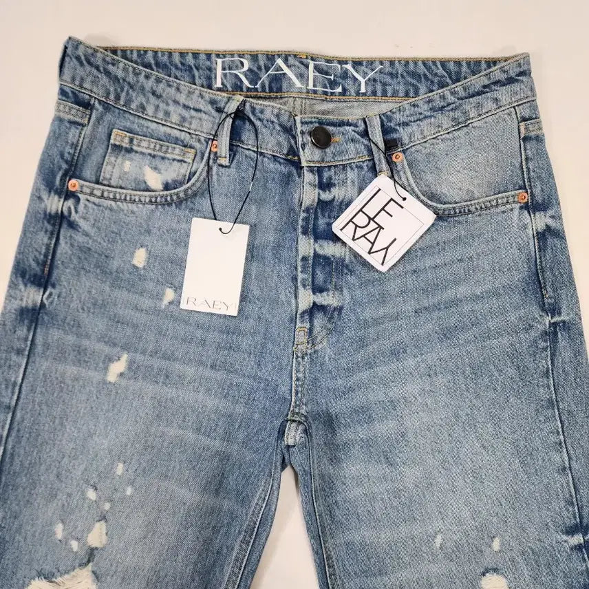 [BUNJANG] RAEY Organic Cotton Boyfriend Denim Pants / (34)RAEY 레이 오가닉 코튼 보이프렌드 데님 팬츠