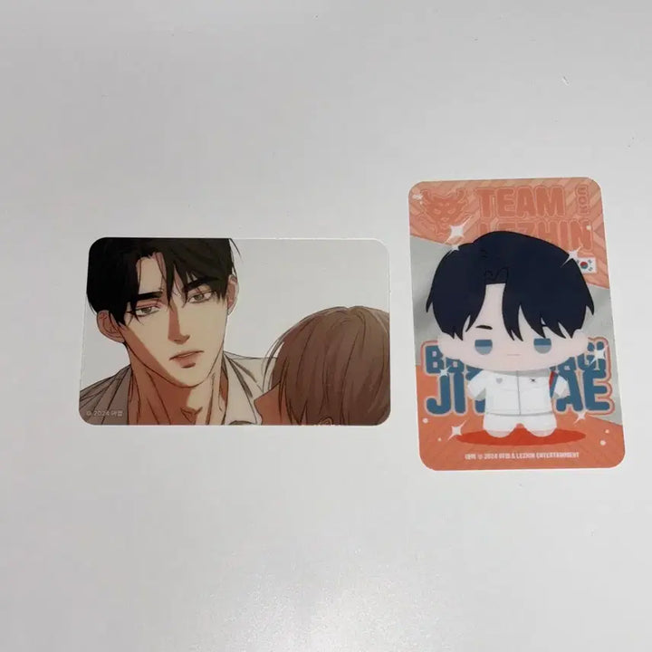 [BUNJANG] Team Resin Ji-tae POB Transparent Photocard / 팀레진 팝업 특전 투명포카 애욕 뽀시래기 지태