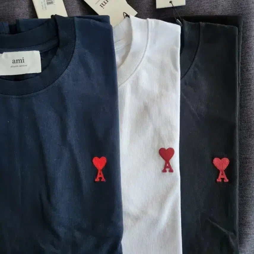 [BUNJANG] Ami T-shirt / 아미 반팔  티셔츠. Ami. 새상품.