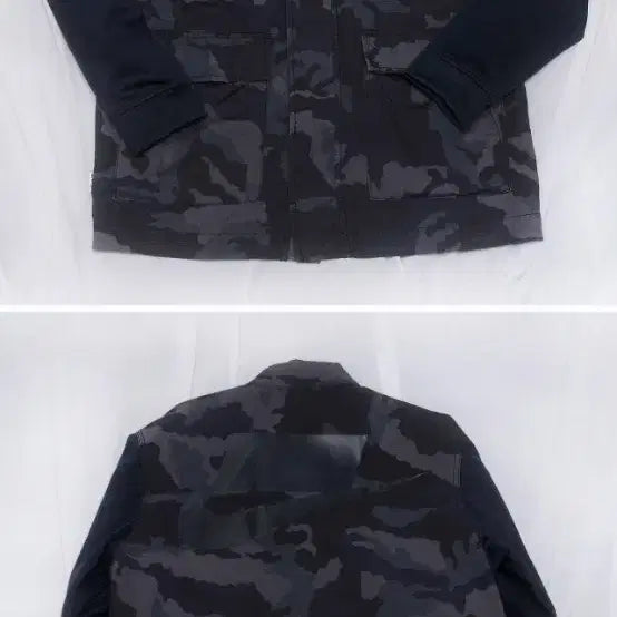 [BUNJANG] Nike NSW M-65 Active Jacket / 나이키 NSW 블루그레이 카모 M-65 엑티브 자켓 (L / 100+)