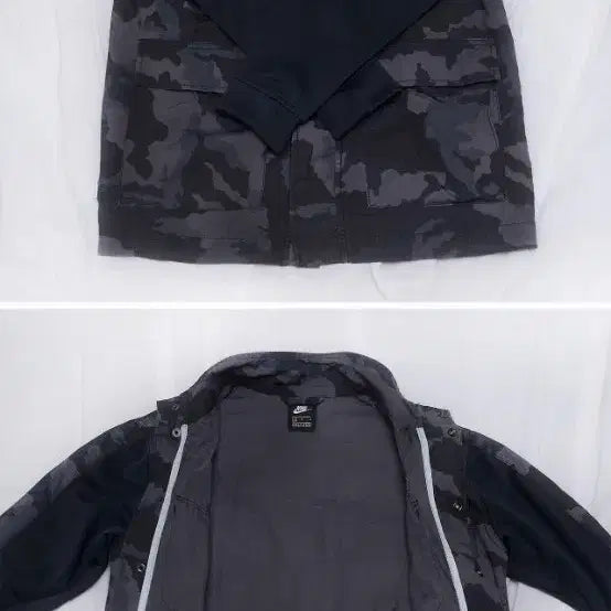 [BUNJANG] Nike NSW M-65 Active Jacket / 나이키 NSW 블루그레이 카모 M-65 엑티브 자켓 (L / 100+)