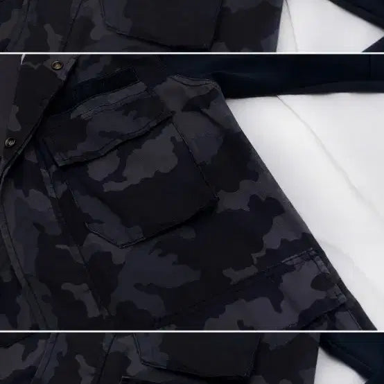 [BUNJANG] Nike NSW M-65 Active Jacket / 나이키 NSW 블루그레이 카모 M-65 엑티브 자켓 (L / 100+)