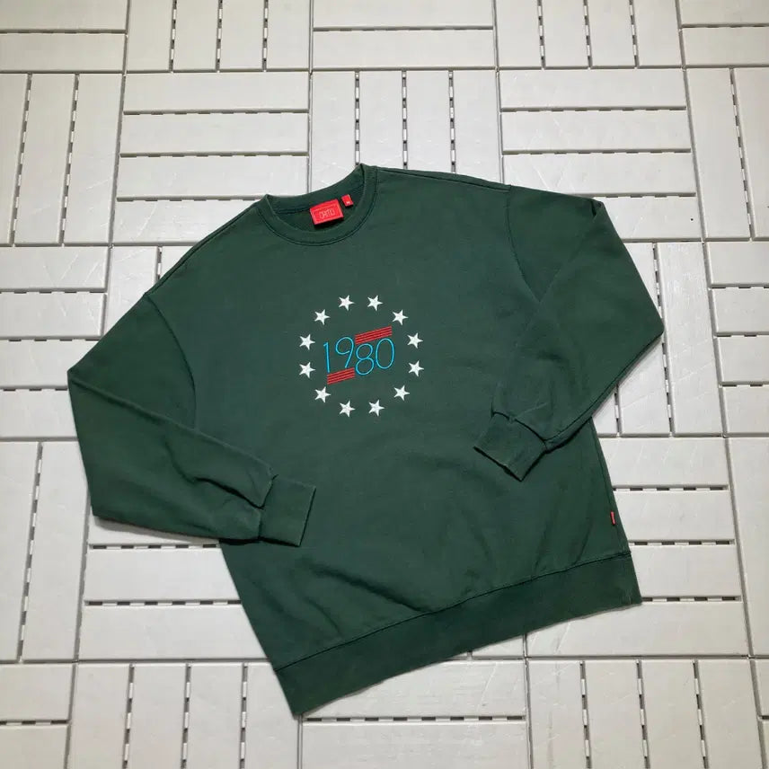 [BUNJANG] Critic Embroidered Sweatshirt 0289 / [M]크리틱 자수 맨투맨 0289