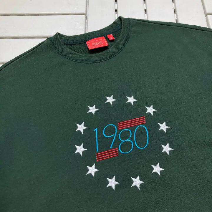 [BUNJANG] Critic Embroidered Sweatshirt 0289 / [M]크리틱 자수 맨투맨 0289