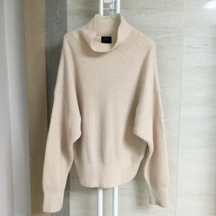 [BUNJANG] SYSTEM Wool Cashmere Ribbed Knit Sweater / SYSTEM 시스템 양모 캐시미어 골지 니트 free