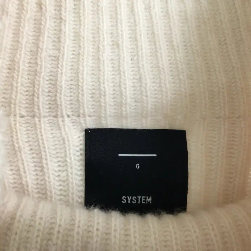 [BUNJANG] SYSTEM Wool Cashmere Ribbed Knit Sweater / SYSTEM 시스템 양모 캐시미어 골지 니트 free