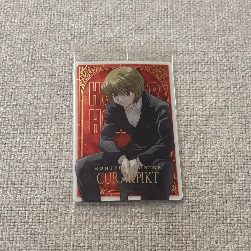 [BUNJANG] Hunter x Hunter Kurapika Rare Wafer Card / (미개봉) 헌터x헌터 헌터헌터 이타쟈가 크라피카 레어 웨하스 카드