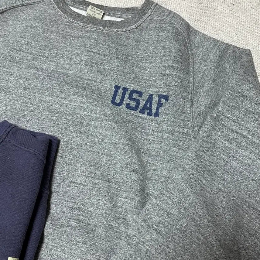 [BUNJANG] Buzz Rickson USAF Loopwheel Sweatshirt / (100)버즈릭슨 USAF 루프휠 스웻 그레이 L