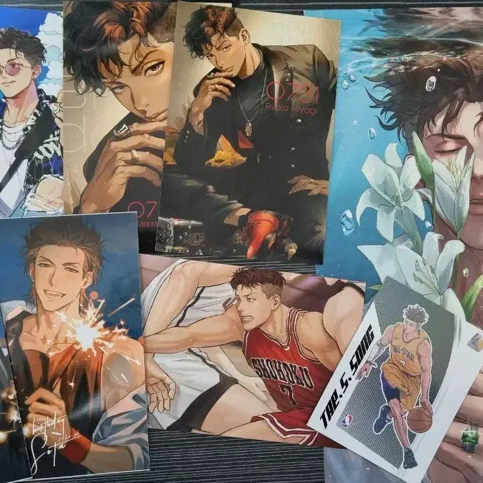 [BUNJANG] Slam Dunk Song Tae-seob Postcard Poster Set / 슬램덩크 송태섭 엽서 포스터 세트 14호님 varac님 등
