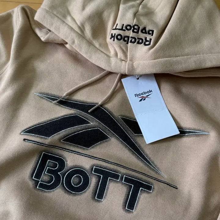 [BUNJANG] BOTT Reebok Hoodie Beige / [XL] BOTT 리복 후드티 베이지